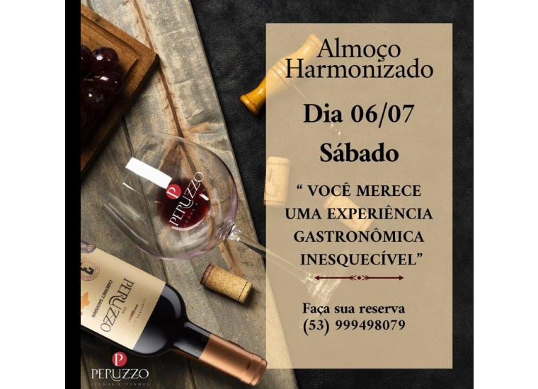 Almoço Harmonizado - Vinícola Peruzzo