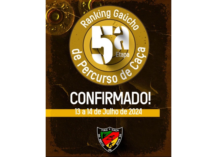 Ranking Gaúcho de Percurso de Caça - 5º Etapa